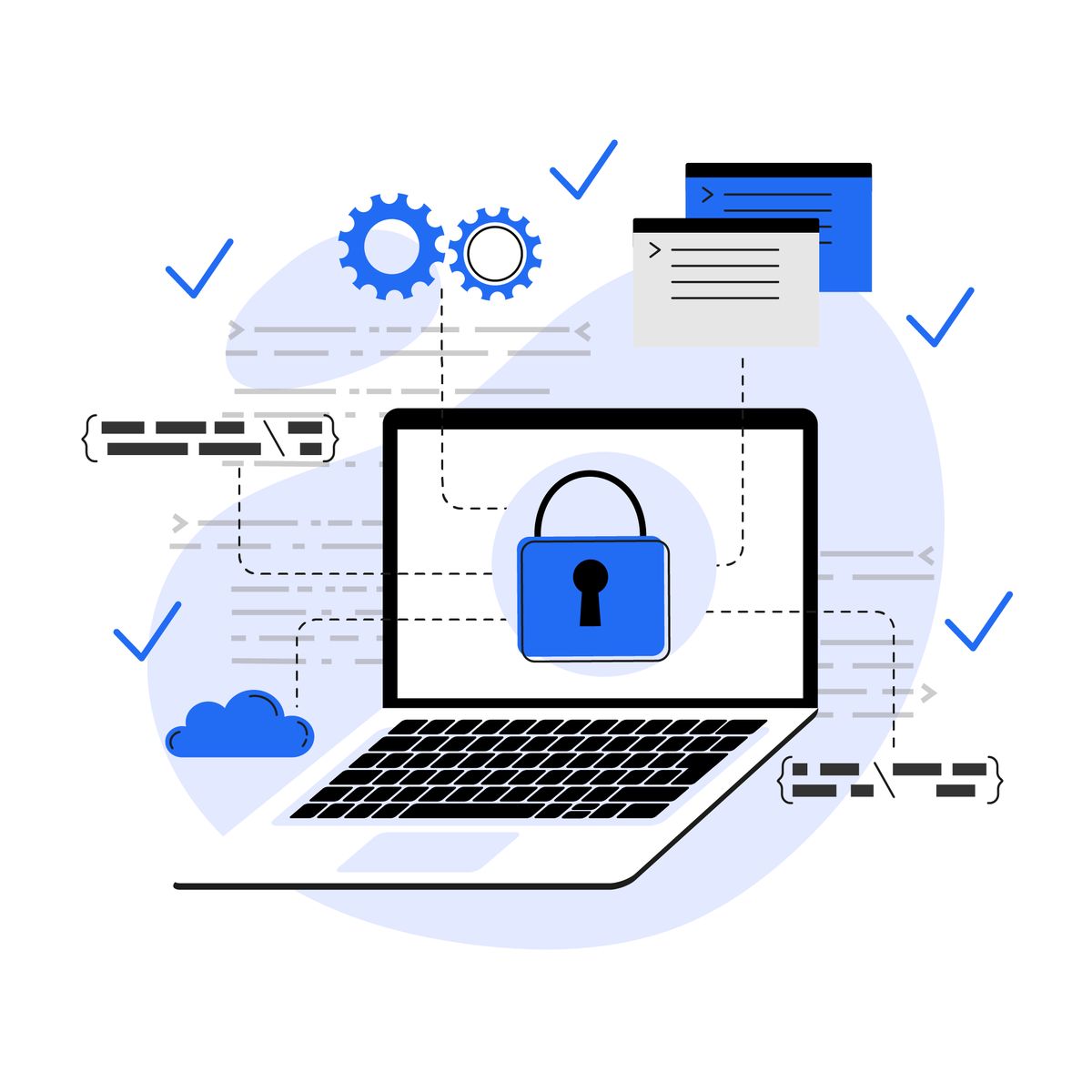 Ilustrasi Kerahasiaan Data